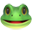 emoji frog face