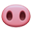 emoji pig nose