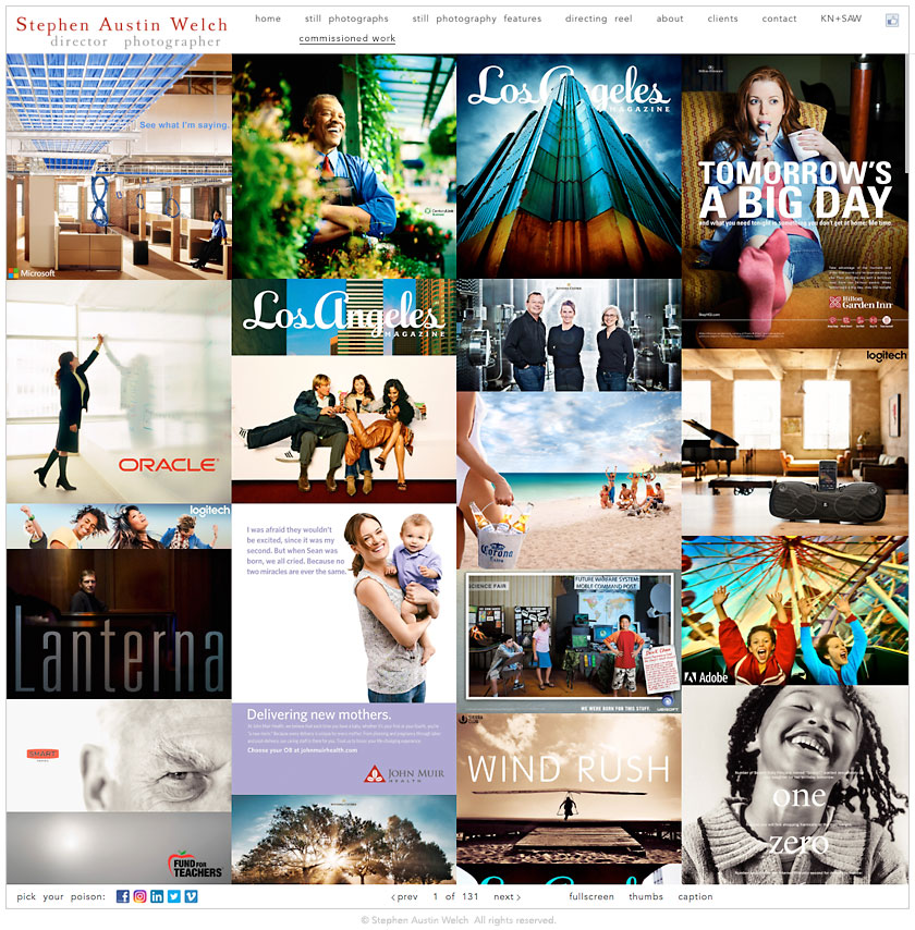 Stephen Austin Welch director photographer sawphoto website commissioned work
