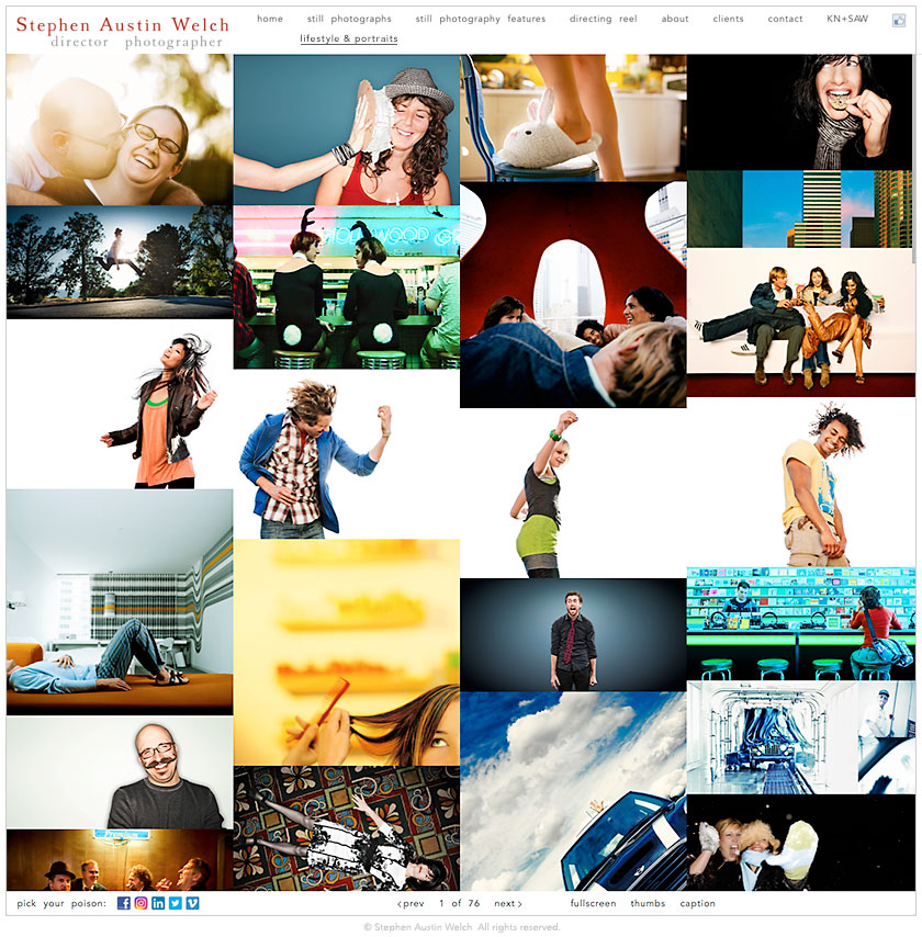 Stephen Austin Welch director photographer sawphoto website lifestyle and portraits