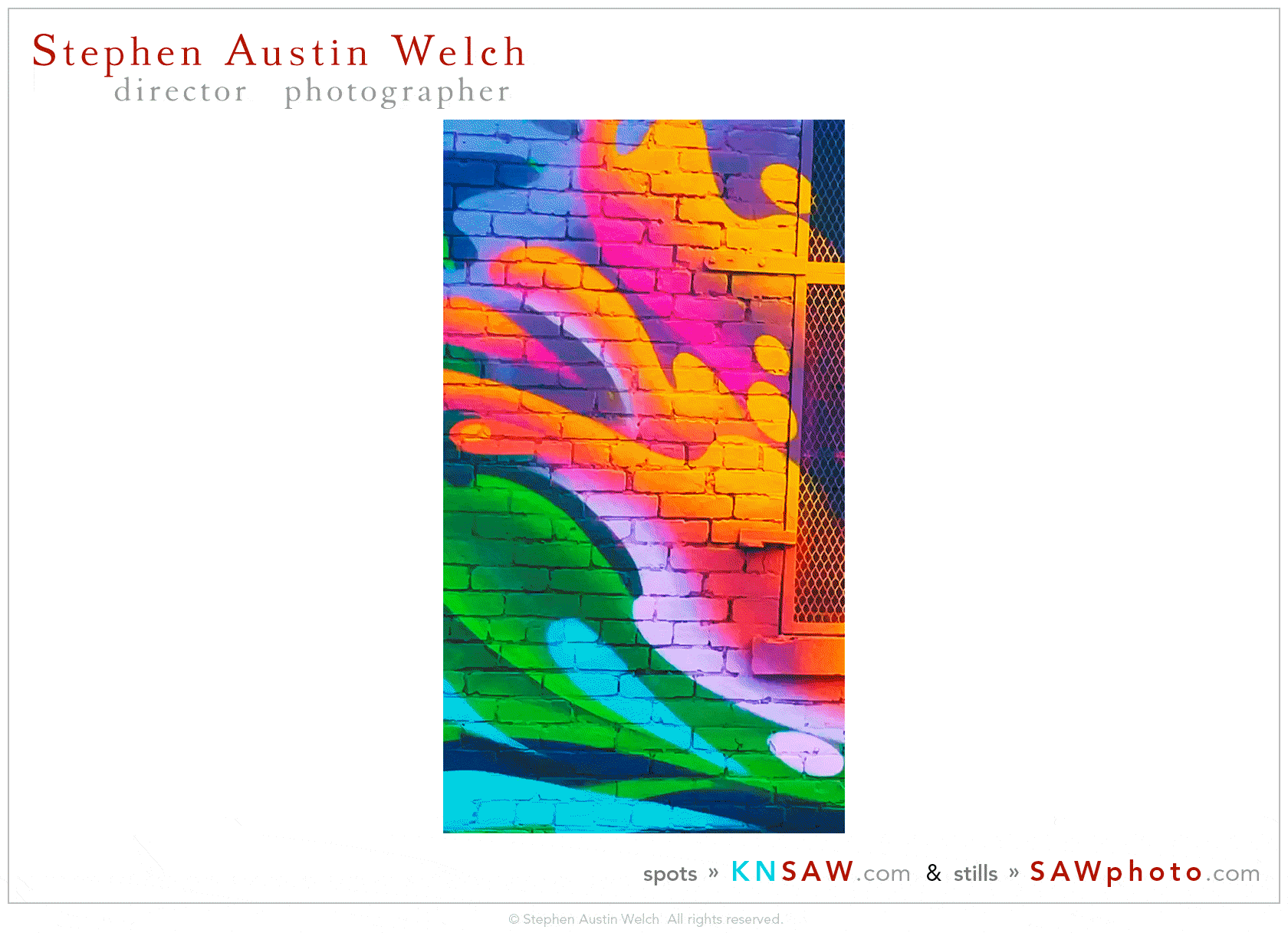 stephen austin welch director photographer sawphoto knsaw saw christian moder splash of color story